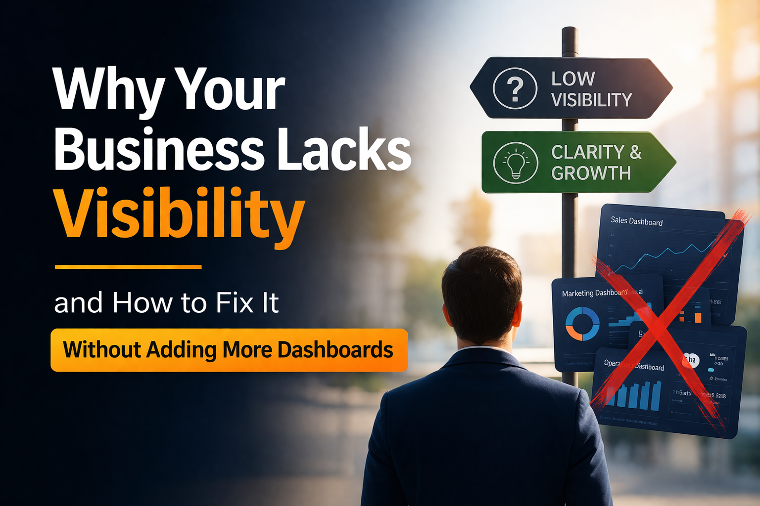 Why Your Business Lacks Visibility and How to Fix It Without Adding More Dashboards