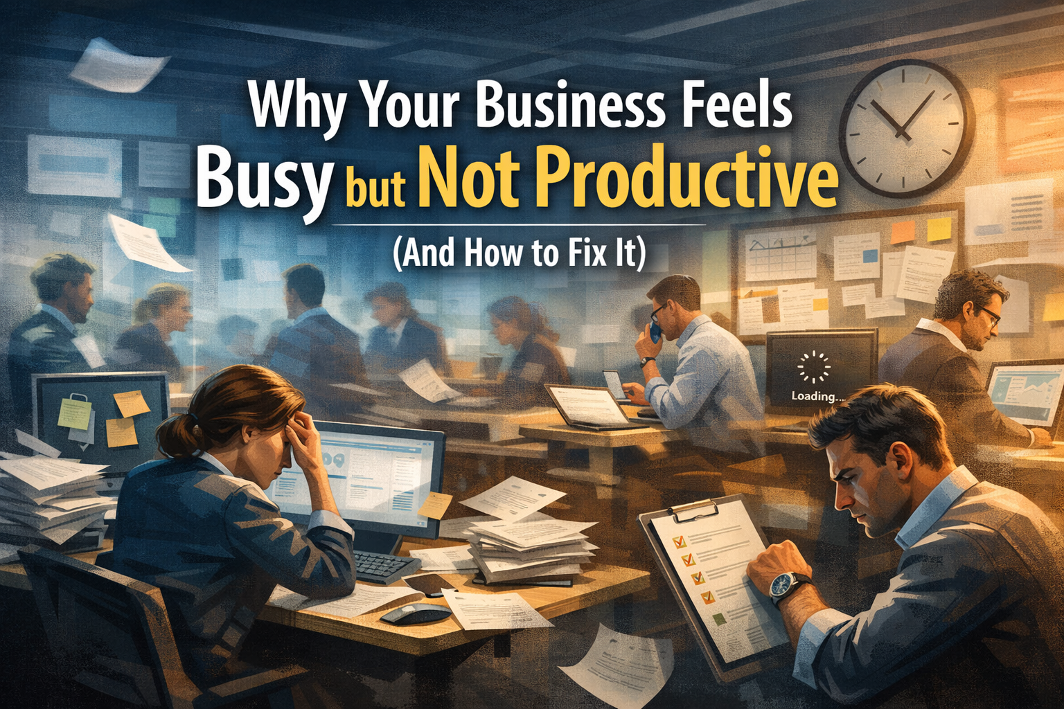 Why Your Business Feels Busy but Not Productive—and How to Improve It