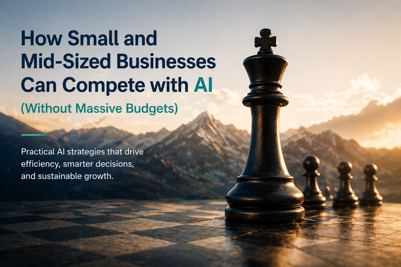 How Small and Mid-Sized Businesses Can Compete with AI (Without Massive Budgets)