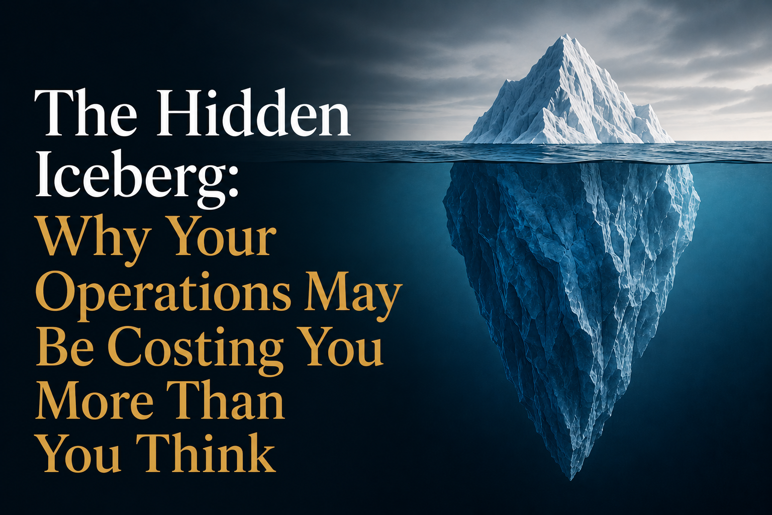The Hidden Iceberg: Why Your Operations May Be Costing You More Than You Think