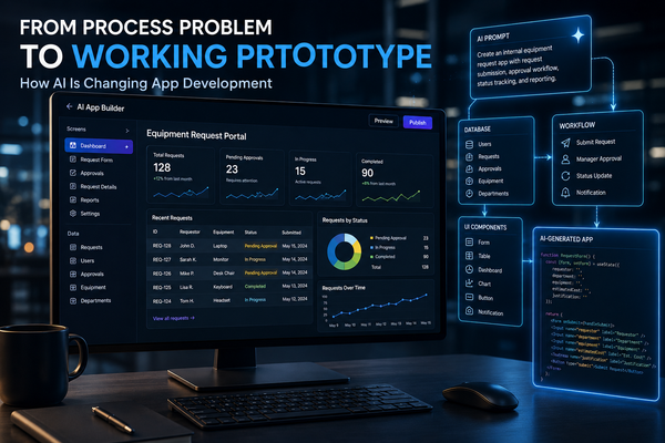 From Process Problem to Working Prototype: How AI Is Changing App Development